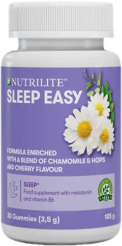 Nutrilite Sleep Easy gumitabletta melatoninnal